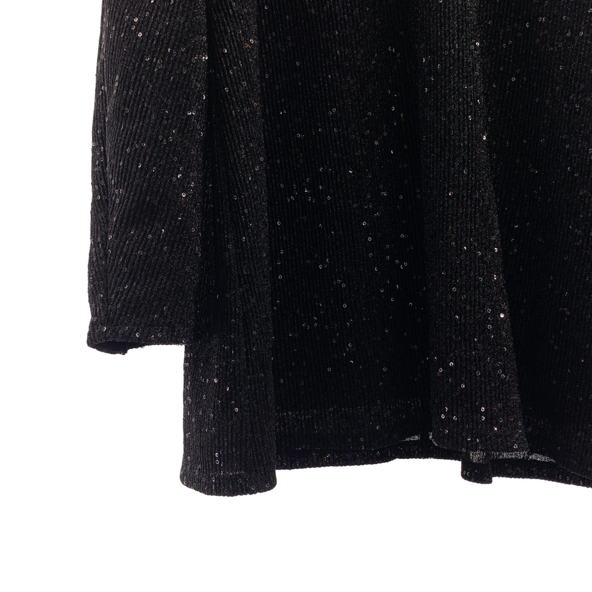 AMERI / アメリ SPARKLE TOP スパンコール トップス モックネック ロングスリーブカットソー