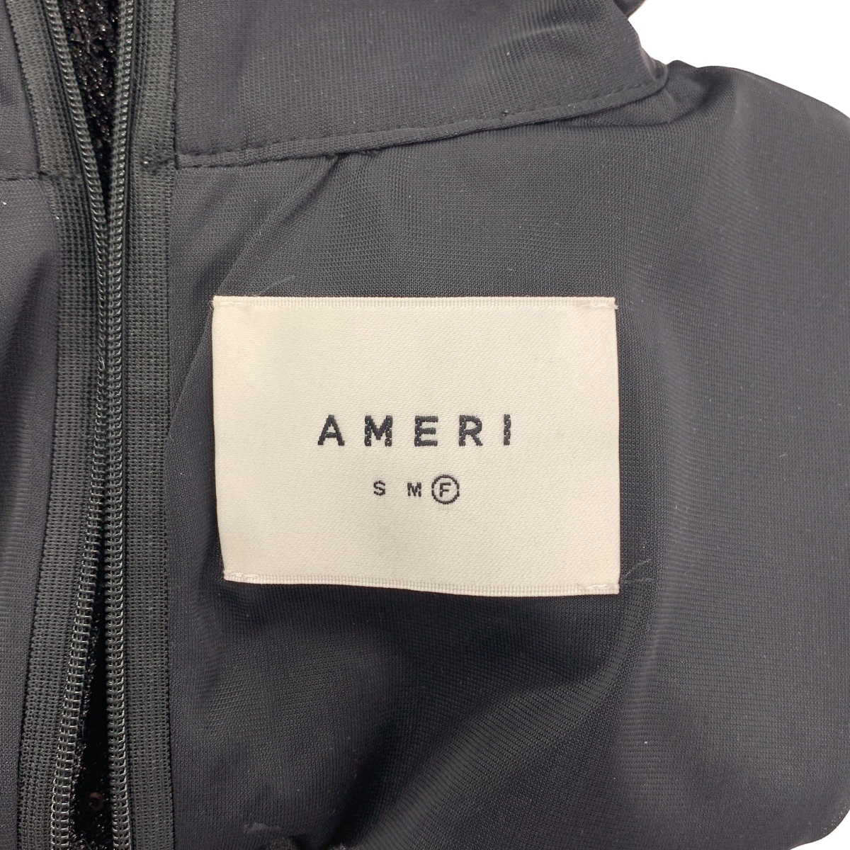 AMERI / アメリ SPARKLE TOP スパンコール トップス モックネック ロングスリーブカットソー