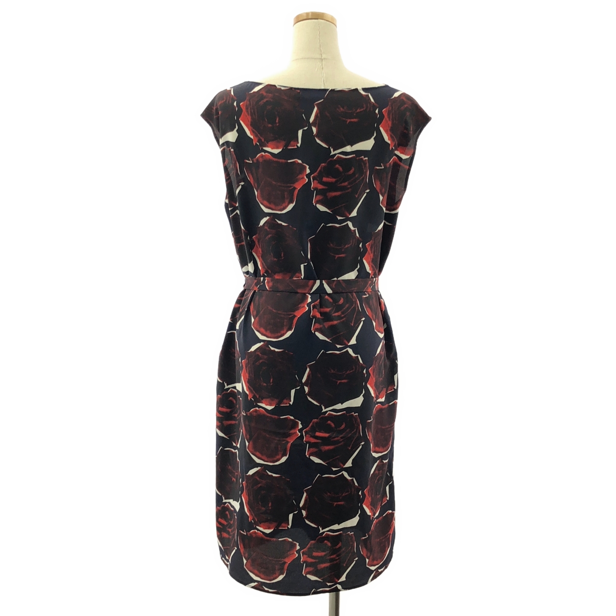 PS Paul Smith / ピーエスポールスミス バラ フラワープリント ノースリーブワンピース