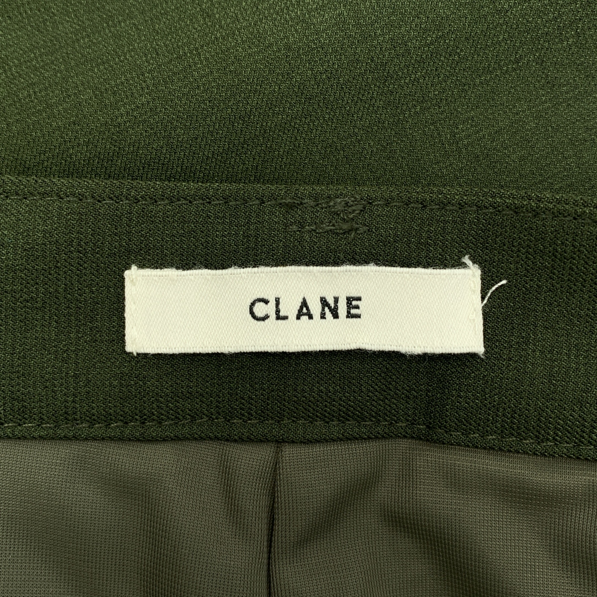 CLANE / クラネ BASIC TUCK PANTS / ベーシックタックパンツ / 総裏地