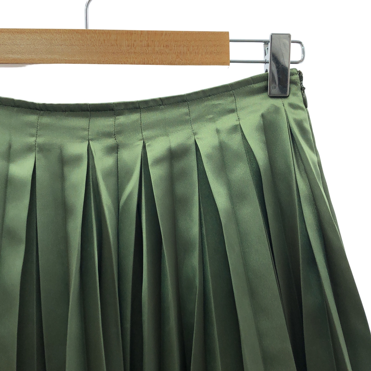 JUNYA WATANABE COMME des GARCONS / ジュンヤワタナベ ポリエステル サイドジップ プリーツ スカート