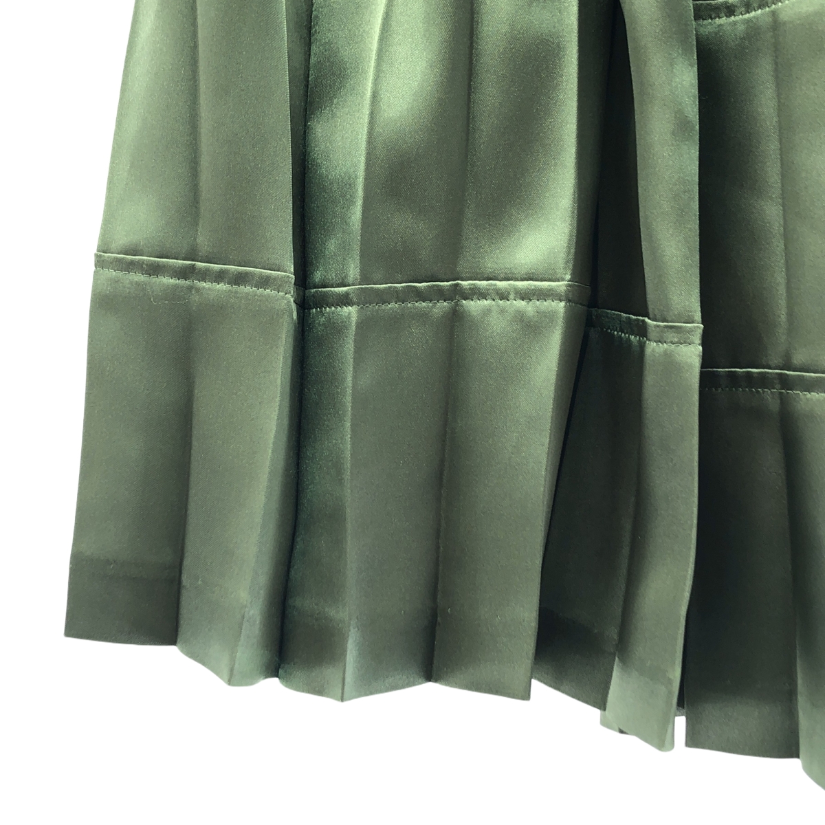 JUNYA WATANABE COMME des GARCONS / ジュンヤワタナベ ポリエステル サイドジップ プリーツ スカート