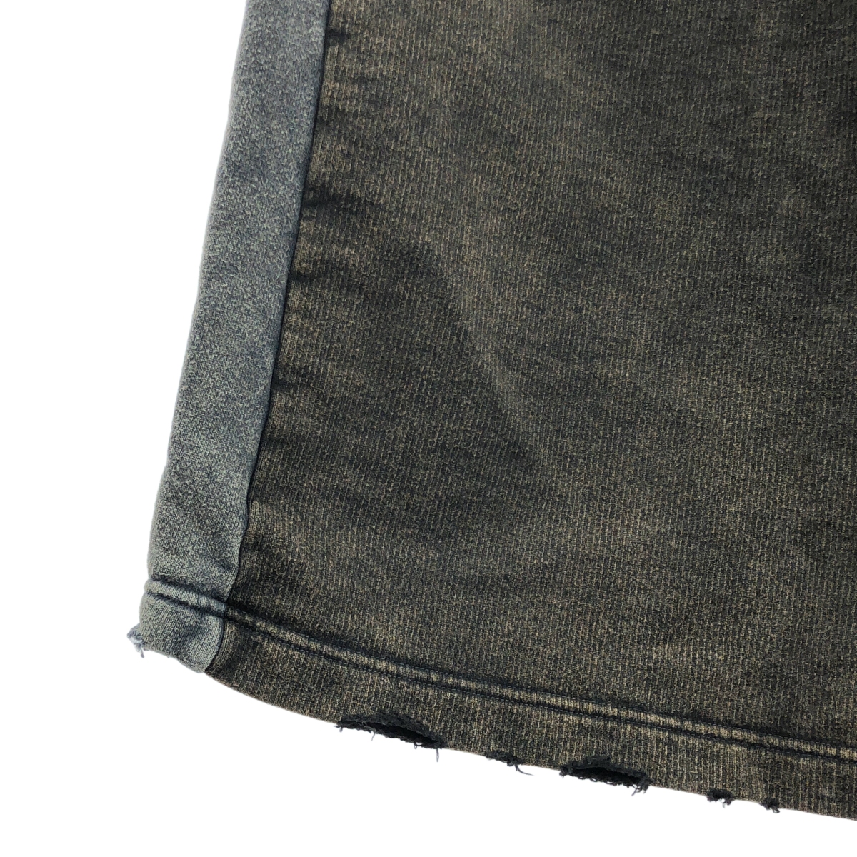 None / LON / ロン ダメージ加工 ドローストリング スウェット ワイド イージーパンツ