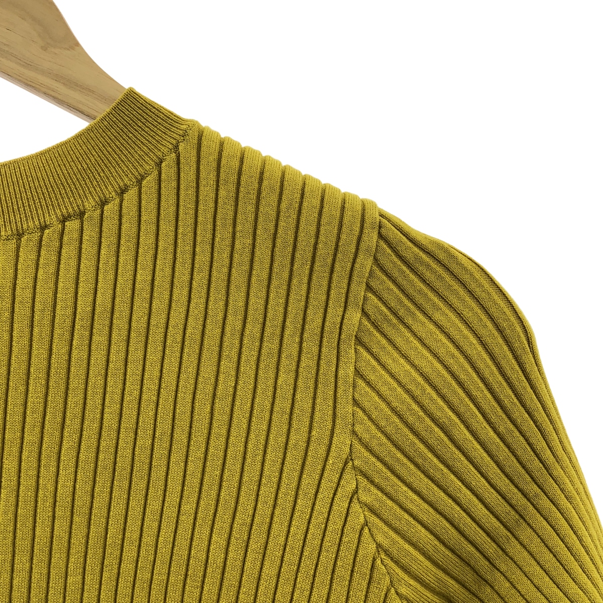 ADORE / アドーア コットン ダルリブ ニット プルオーバー