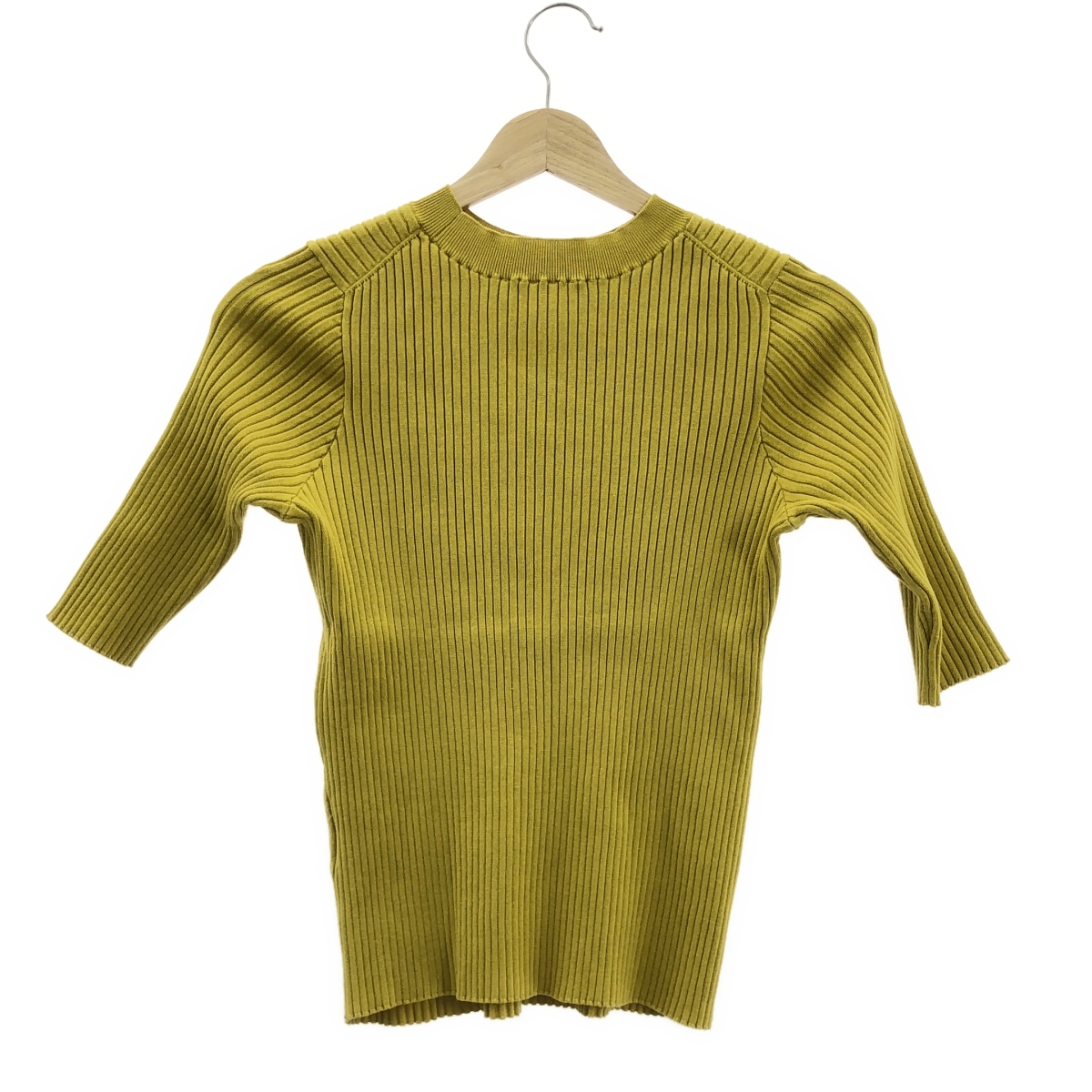 ADORE / アドーア コットン ダルリブ ニット プルオーバー