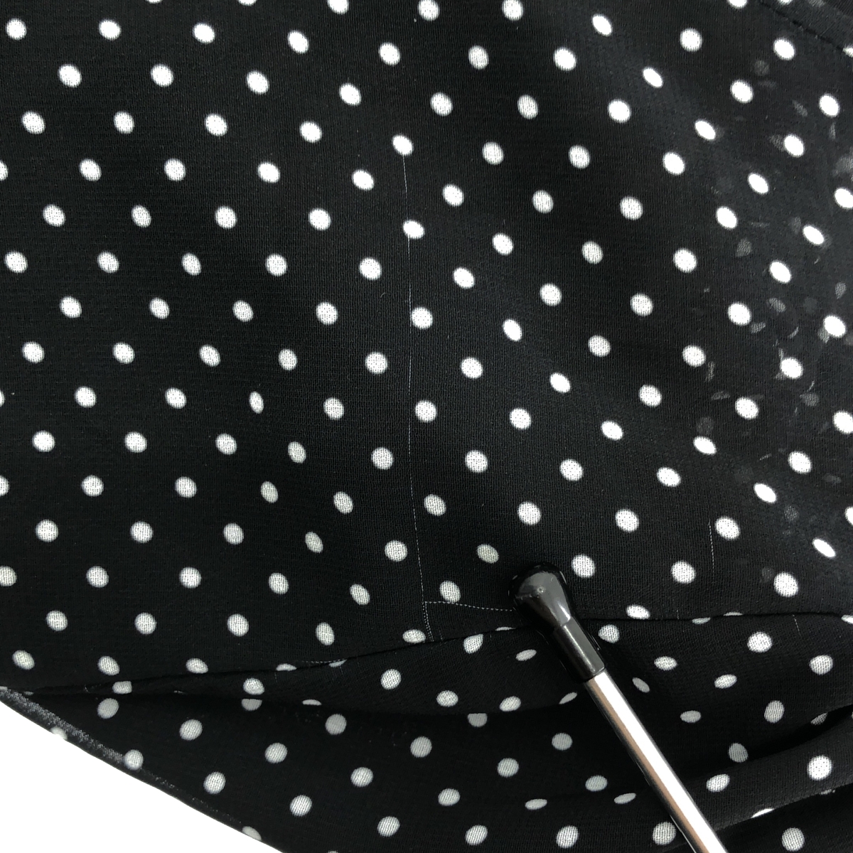 LOEWE / ロエベ シルク混 ドット シフォン ギャザー プルオーバー ブラウス