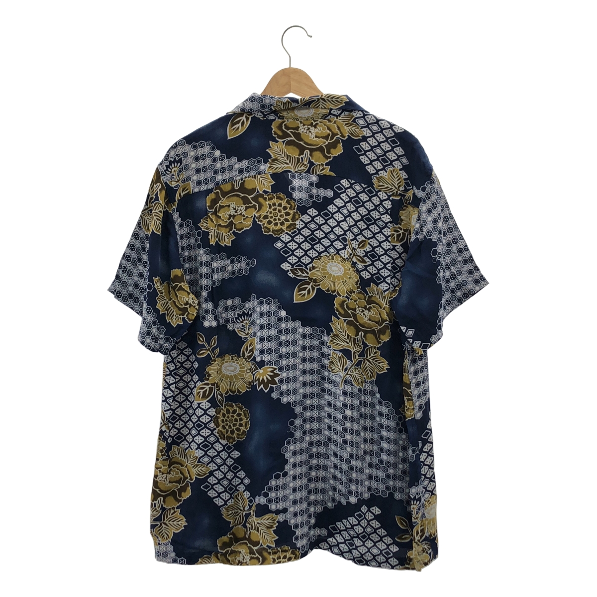 その他 総柄 オープンカラーシャツ