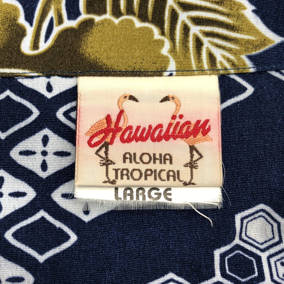 その他 総柄 オープンカラーシャツ