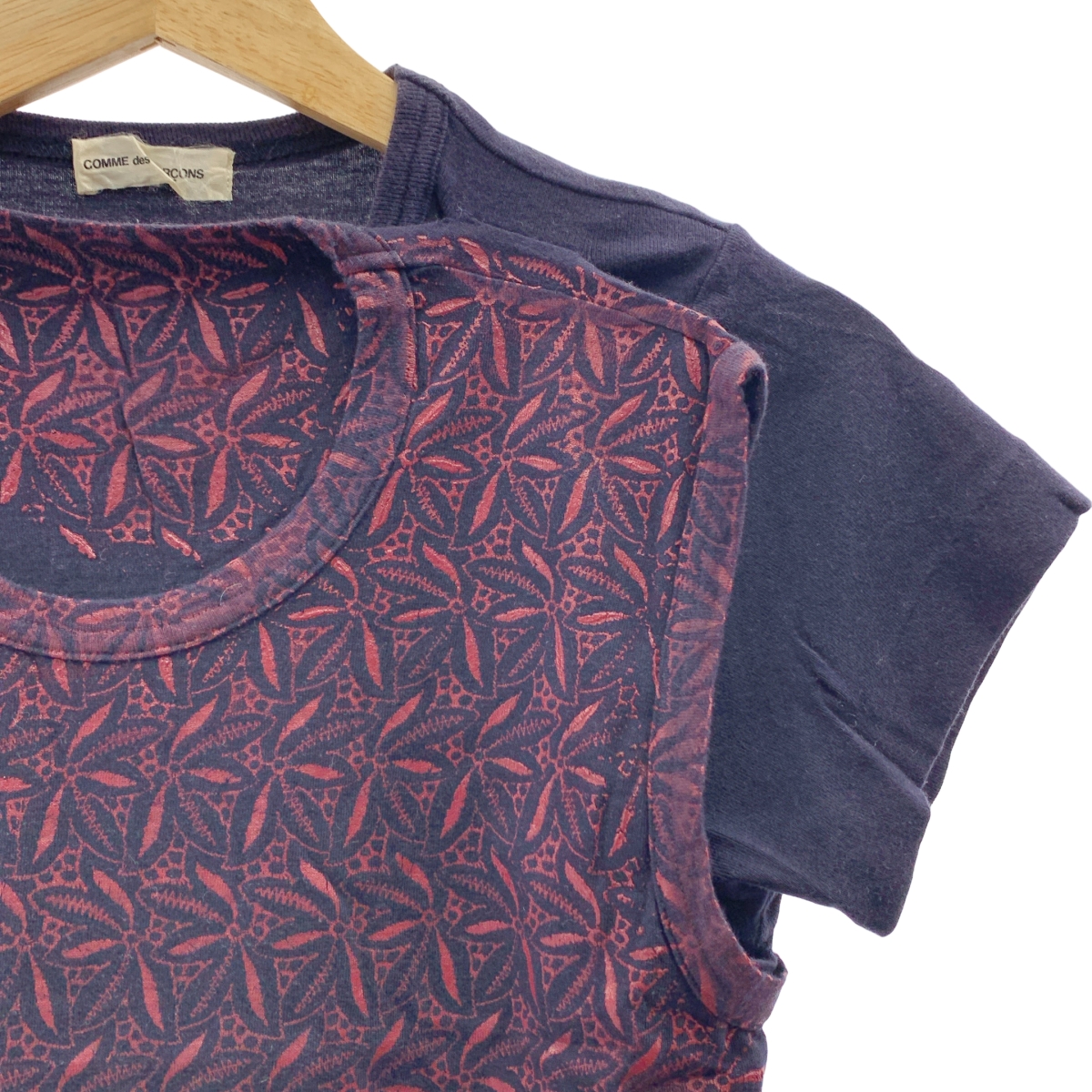 COMME des GARCONS / コムデギャルソン 90s フュージョン期 タンクトップ ドッキング Tシャツ