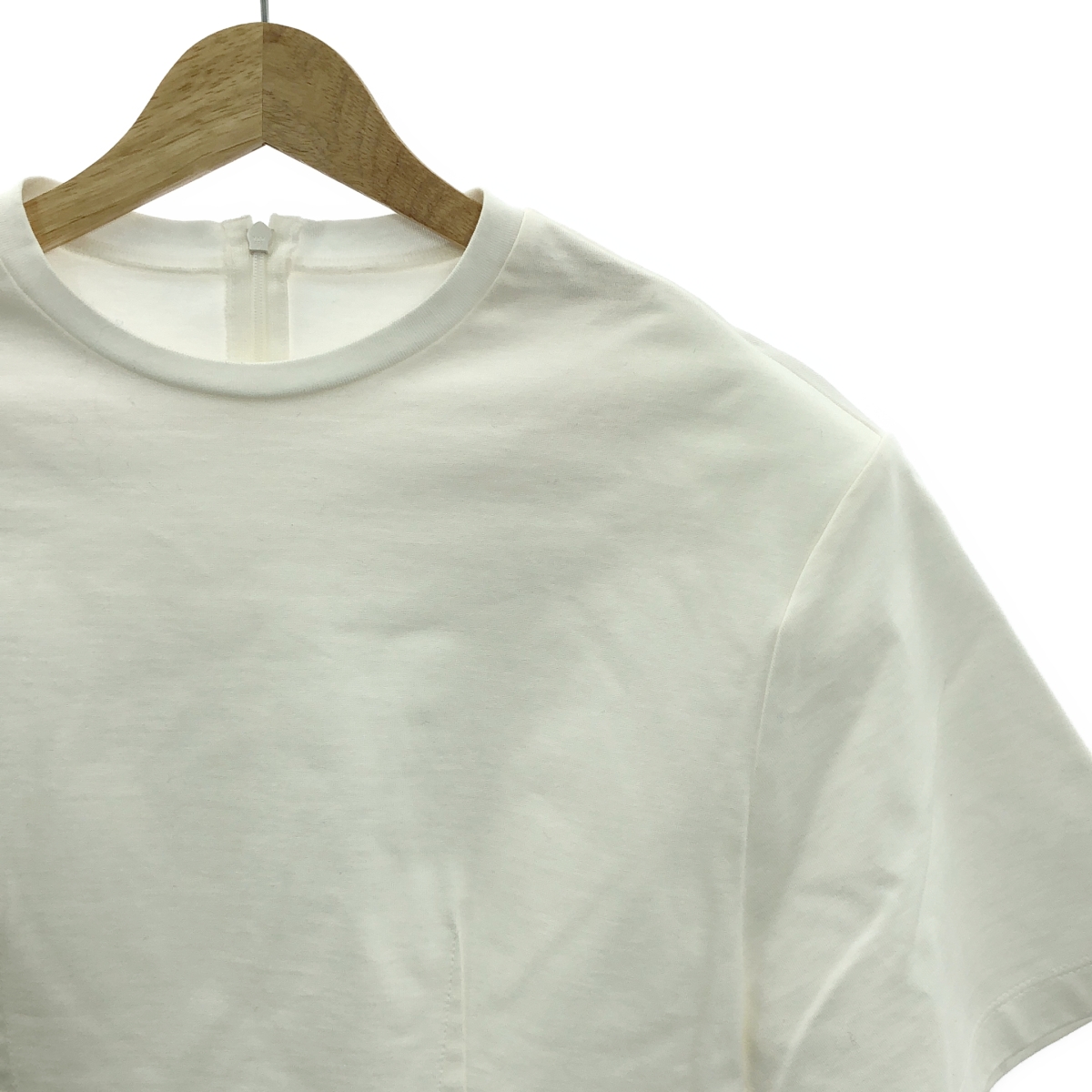 IRENE / アイレネ オーガニックコットン パワーショルダー Tシャツ カットソー