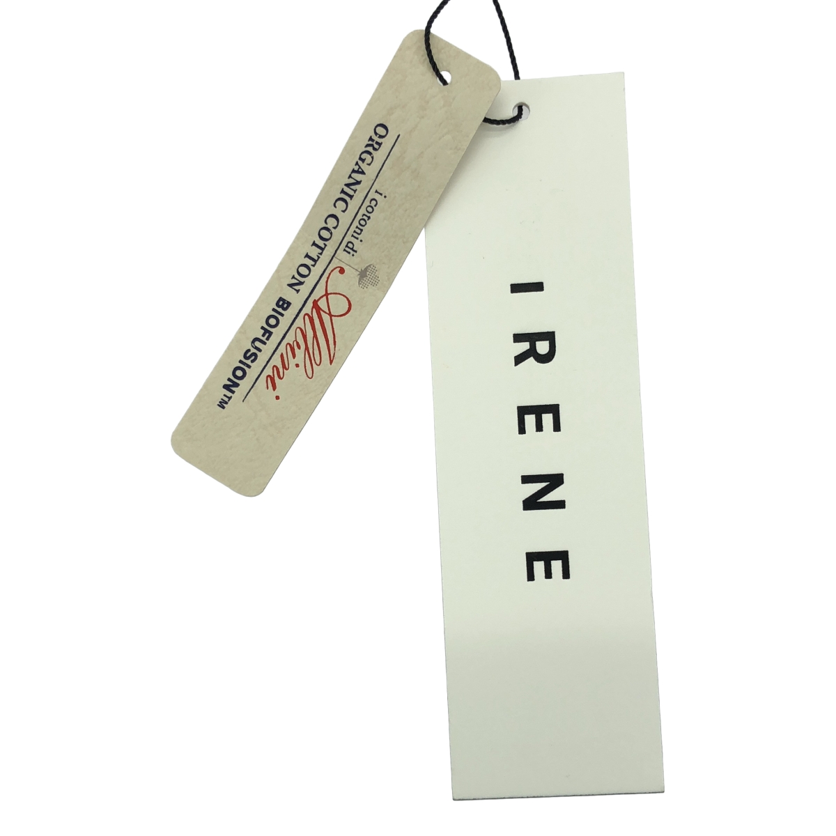 IRENE / アイレネ オーガニックコットン パワーショルダー Tシャツ カットソー