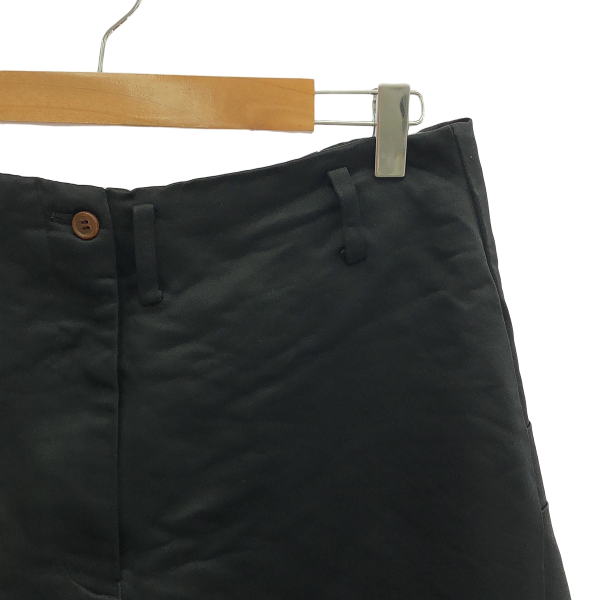 COMME des GARCONS HOMME PLUS / コムデギャルソンオムプリュス ポリエステル サテン シェイプドデザインスカート