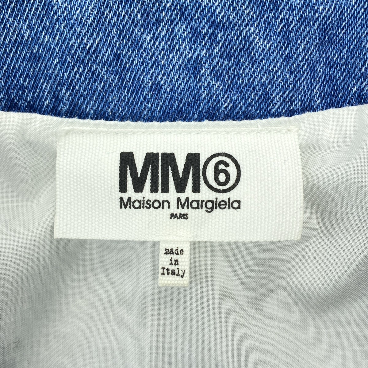 MM6 Maison Margiela / エムエムシックスメゾンマルジェラ Vネック デニム プルオーバー ワンピース