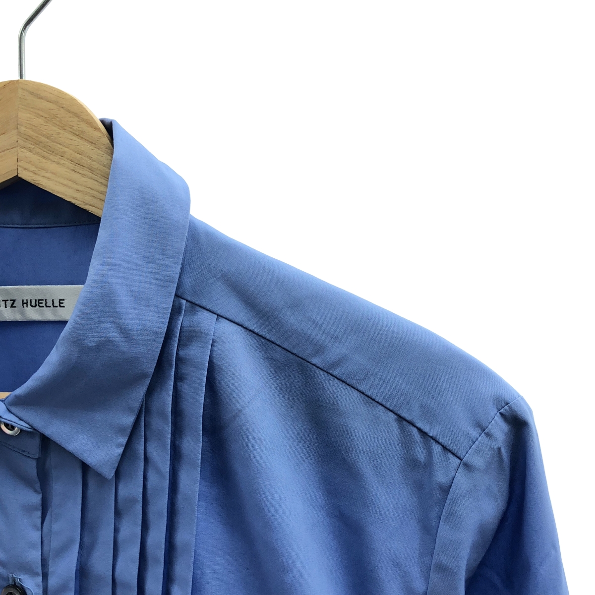 その他 コットン プリーツ シャツワンピース