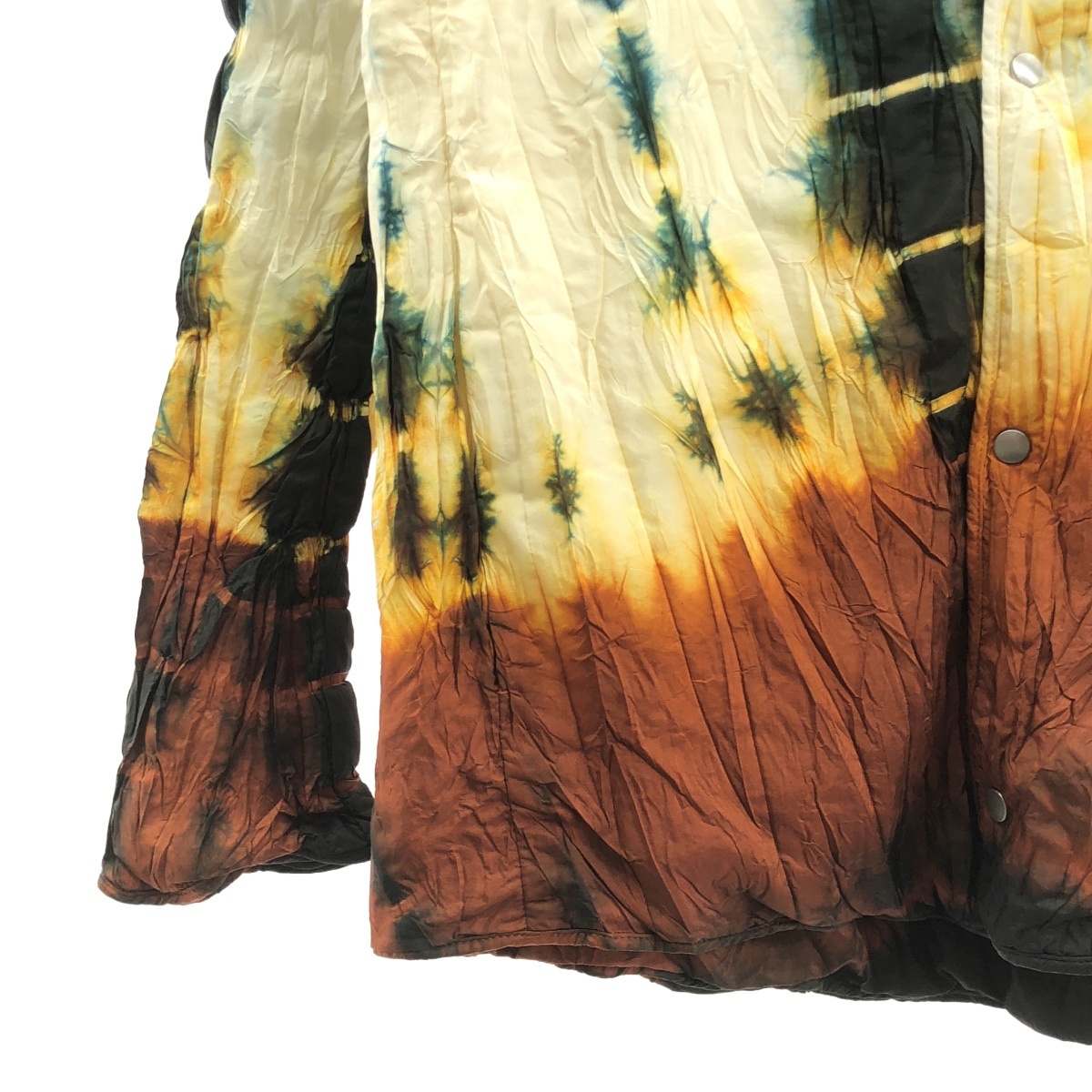 JIL SANDER+ / ジルサンダープラス BLOUSON 10 PD TD ナイロン シルク タイダイ染め フーデッドブルゾン