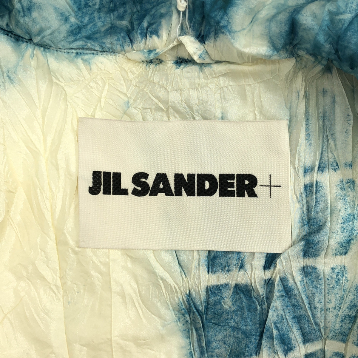 JIL SANDER+ / ジルサンダープラス BLOUSON 10 PD TD ナイロン シルク タイダイ染め フーデッドブルゾン
