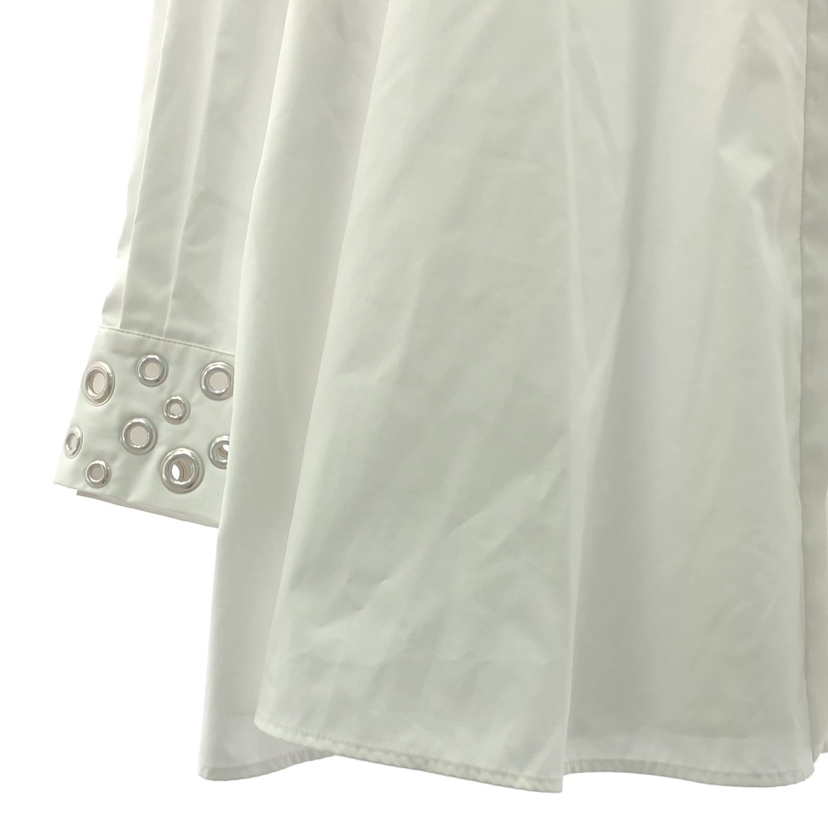 その他 EYELET SHIRT スタッズ パンチング レギュラーカラーシャツ