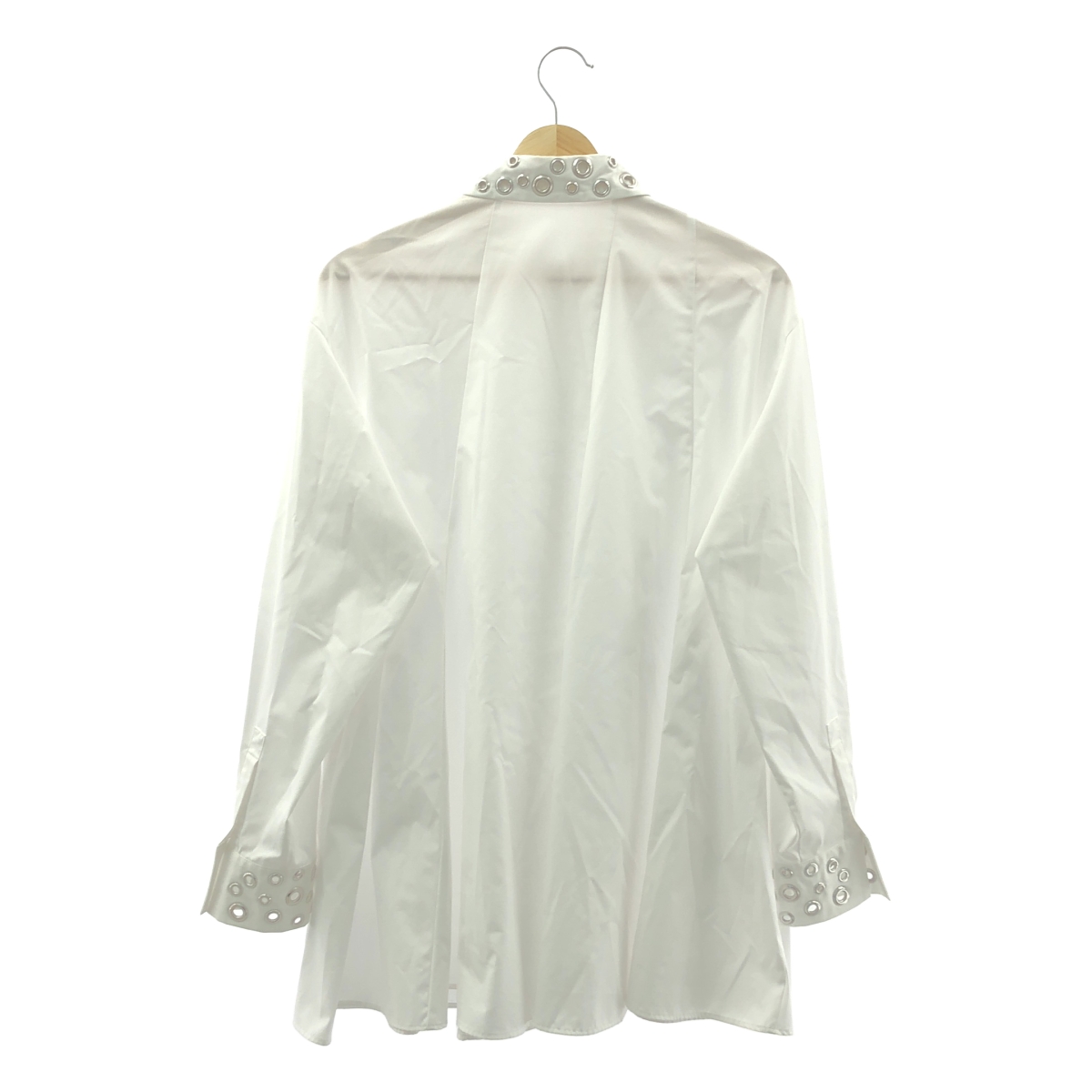 その他 EYELET SHIRT スタッズ パンチング レギュラーカラーシャツ