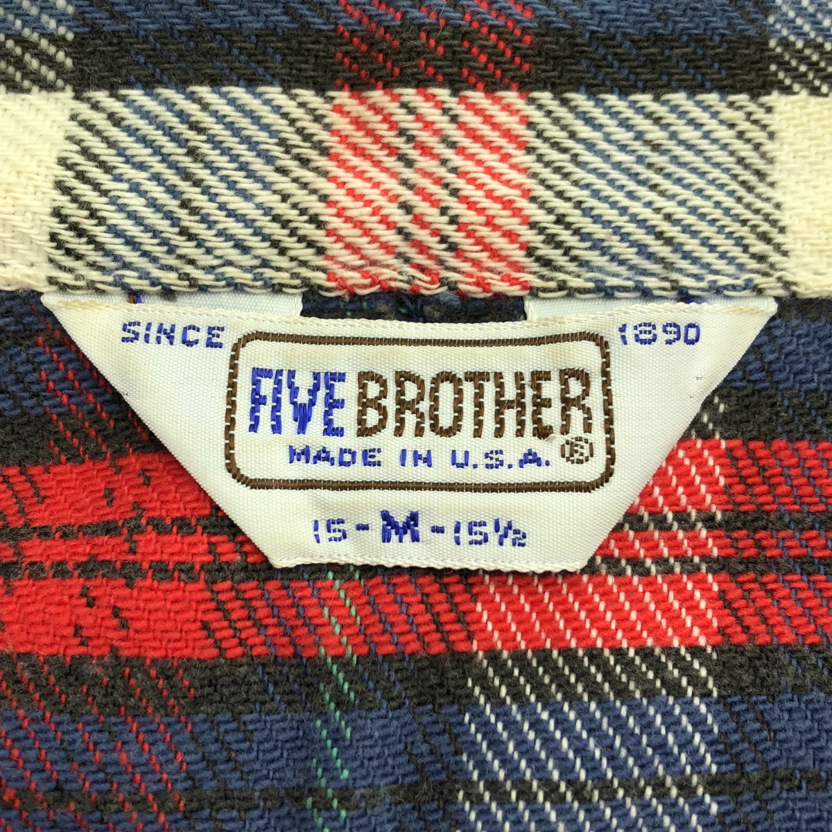 FIVE BROTHER / ファイブブラザー vintage / ヴィンテージ usa製 コットン チェック シャツ