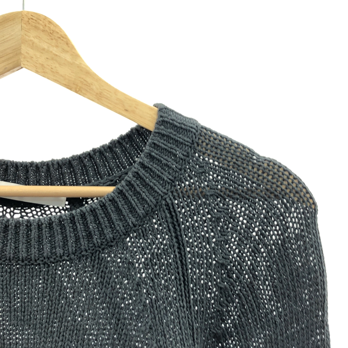 Framework / フレームワーク リネン コットン ラグランニット