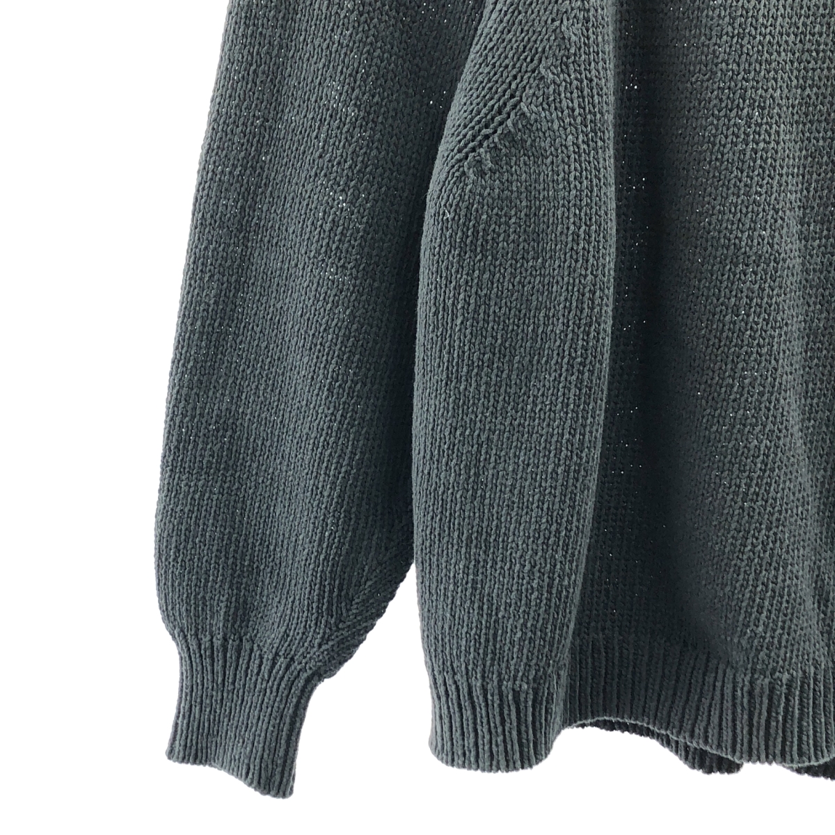 Framework / フレームワーク リネン コットン ラグランニット