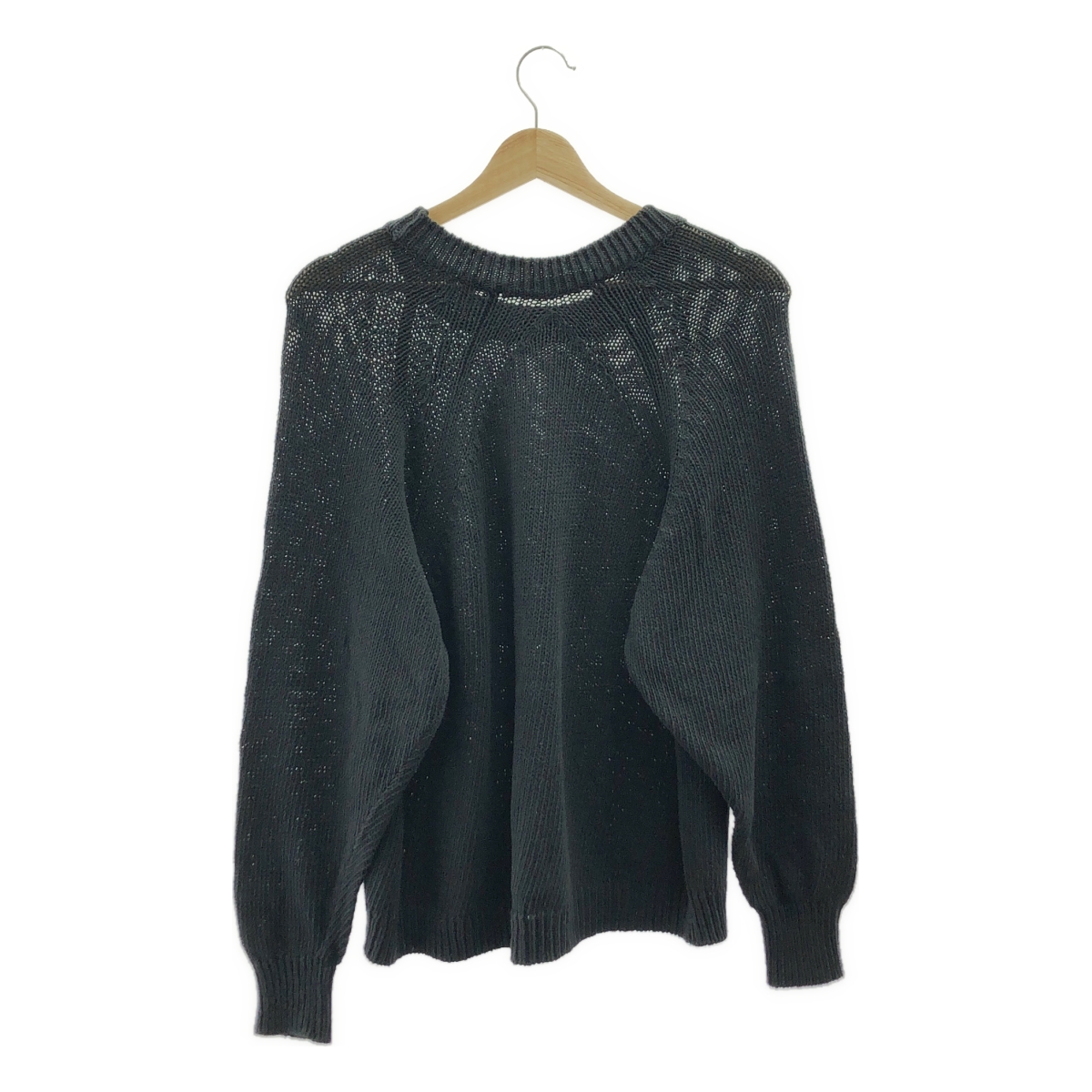 Framework / フレームワーク リネン コットン ラグランニット