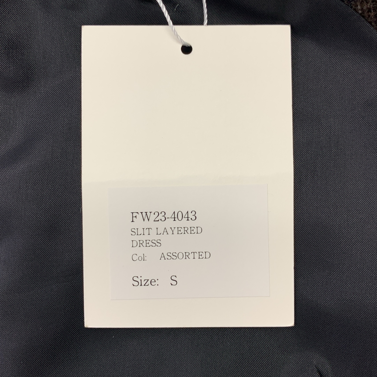 その他 SLIT LAYERED DRESS / スリット レイヤード ポケット付き ドレス ワンピース