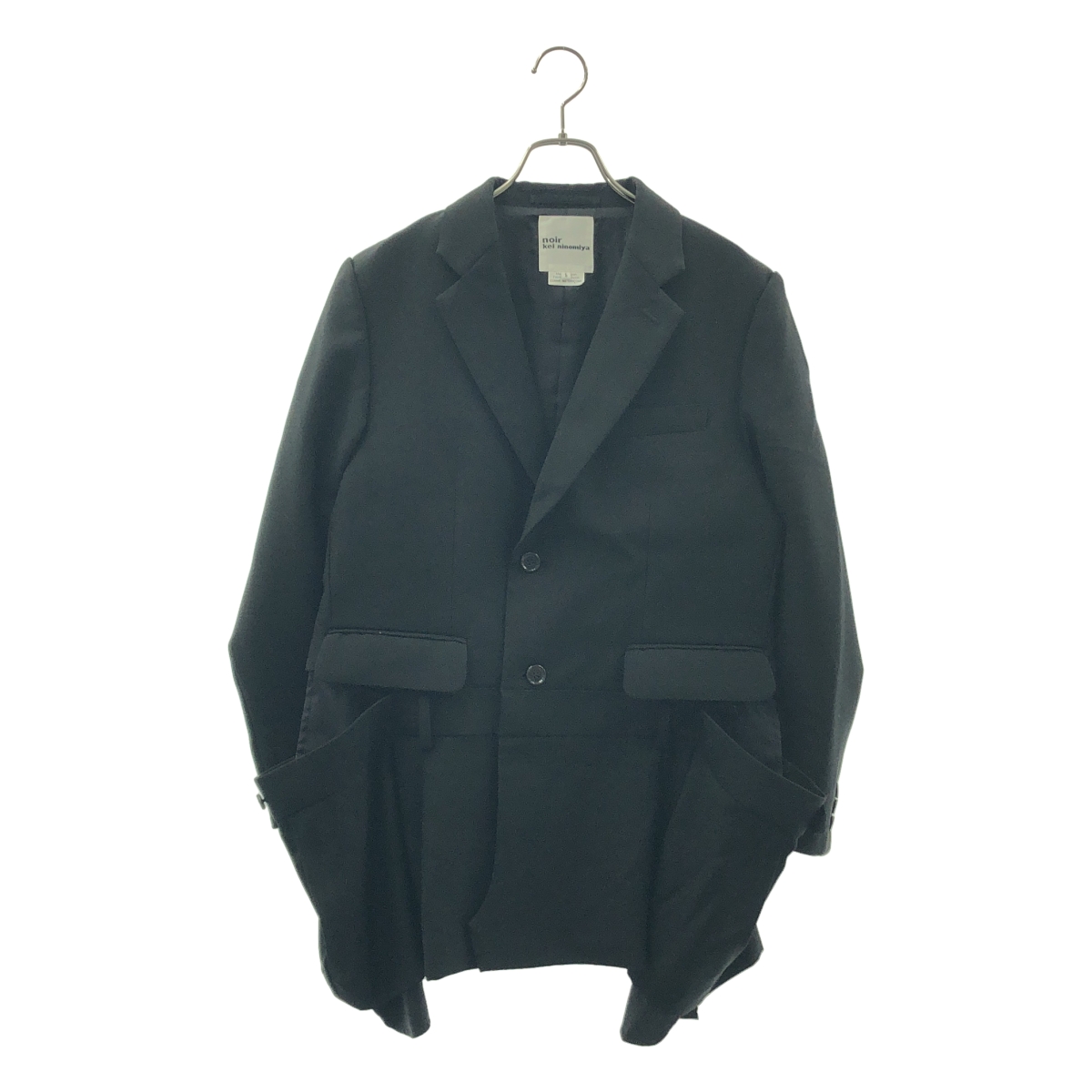 noir kei ninomiya / ノワールケイニノミヤ 変形 ドッキング シングルブレスト オーバー ジャケット