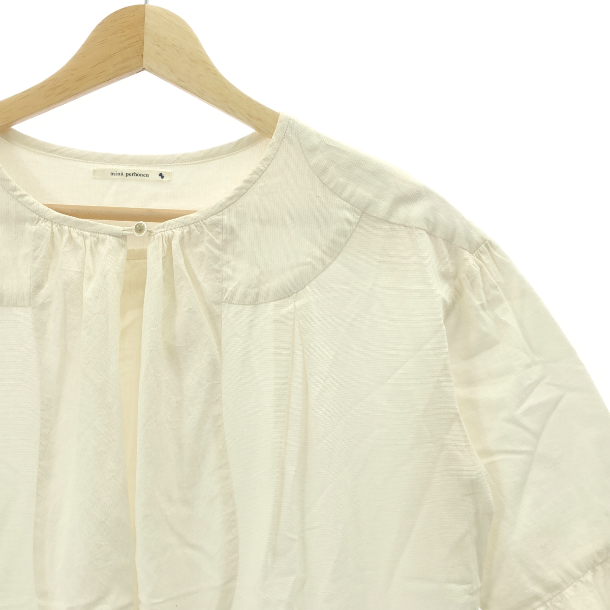 mina perhonen / ミナペルホネン four birds コットン シルク バード 刺しゅう ワンピース