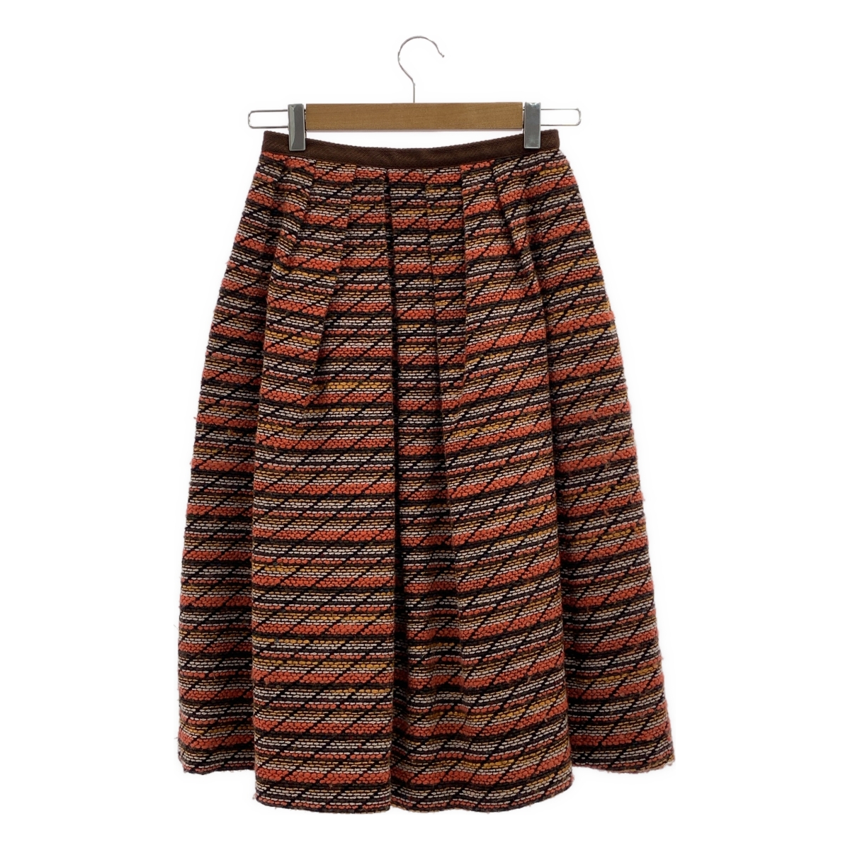 mina perhonen / ミナペルホネン poppy ウール ジャガード プリーツスカート