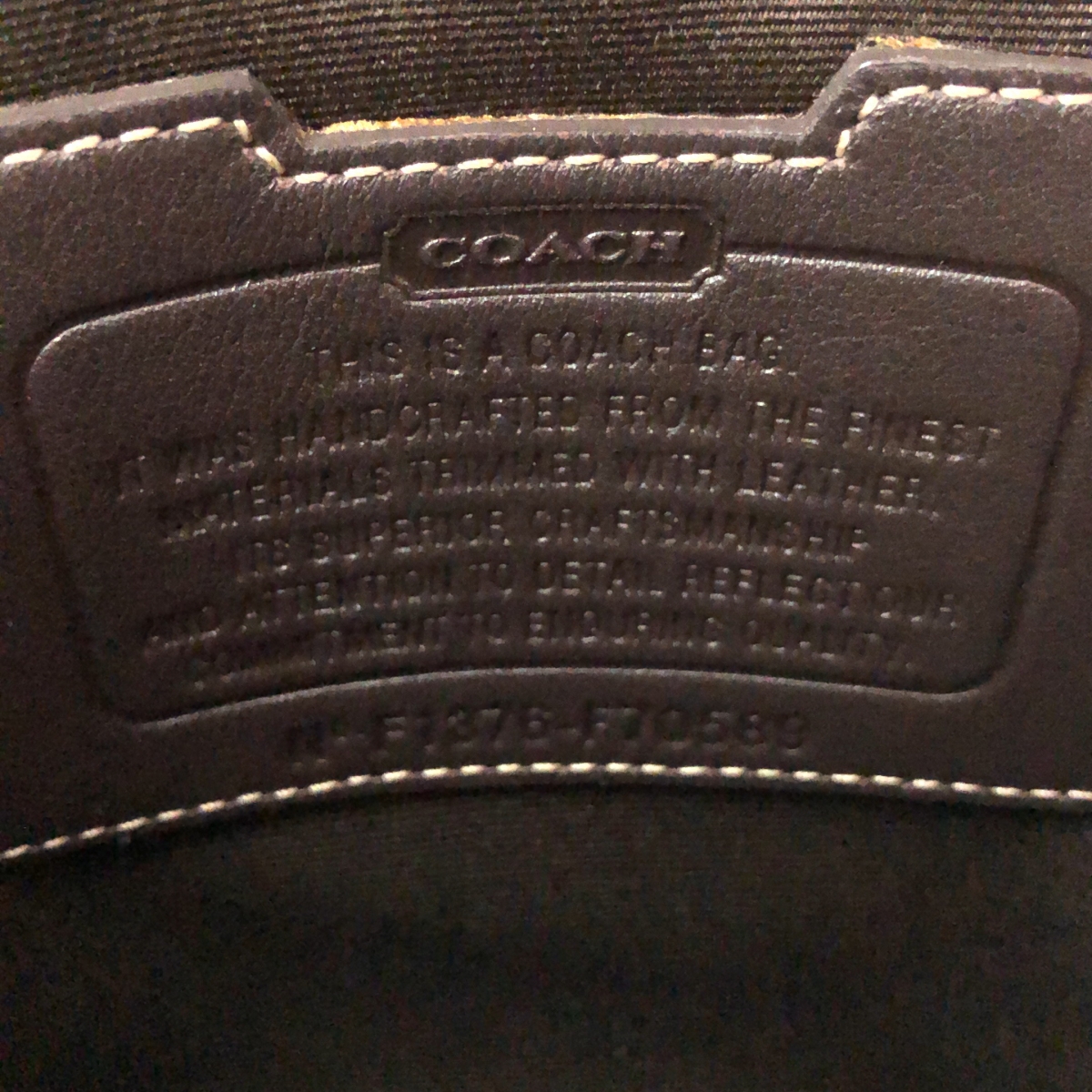 COACH / コーチ PVC シグネチャー ヘリテージストラップ ショルダーバッグ