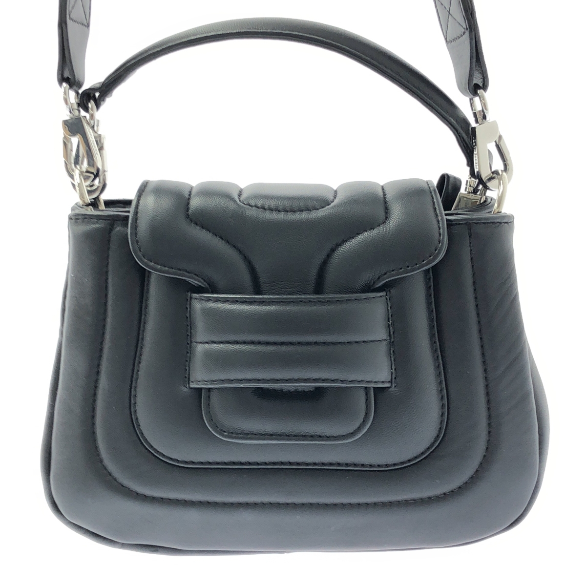 PIERRE HARDY / ピエールアルディ ALPHA PAD 2way アルファ パッド レザー ショルダーバッグ