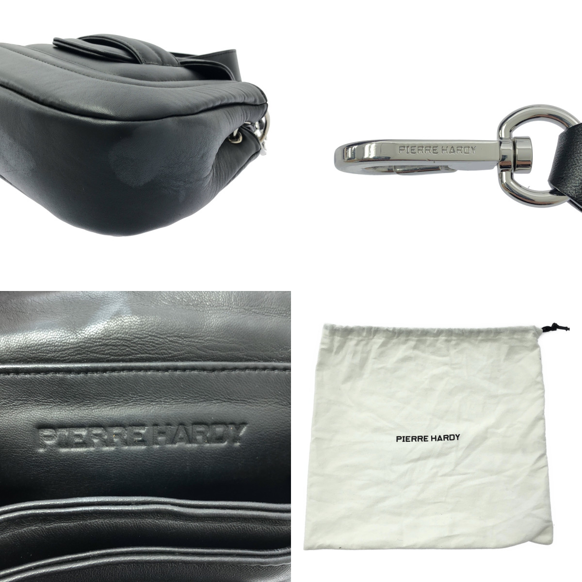 PIERRE HARDY / ピエールアルディ ALPHA PAD 2way アルファ パッド レザー ショルダーバッグ