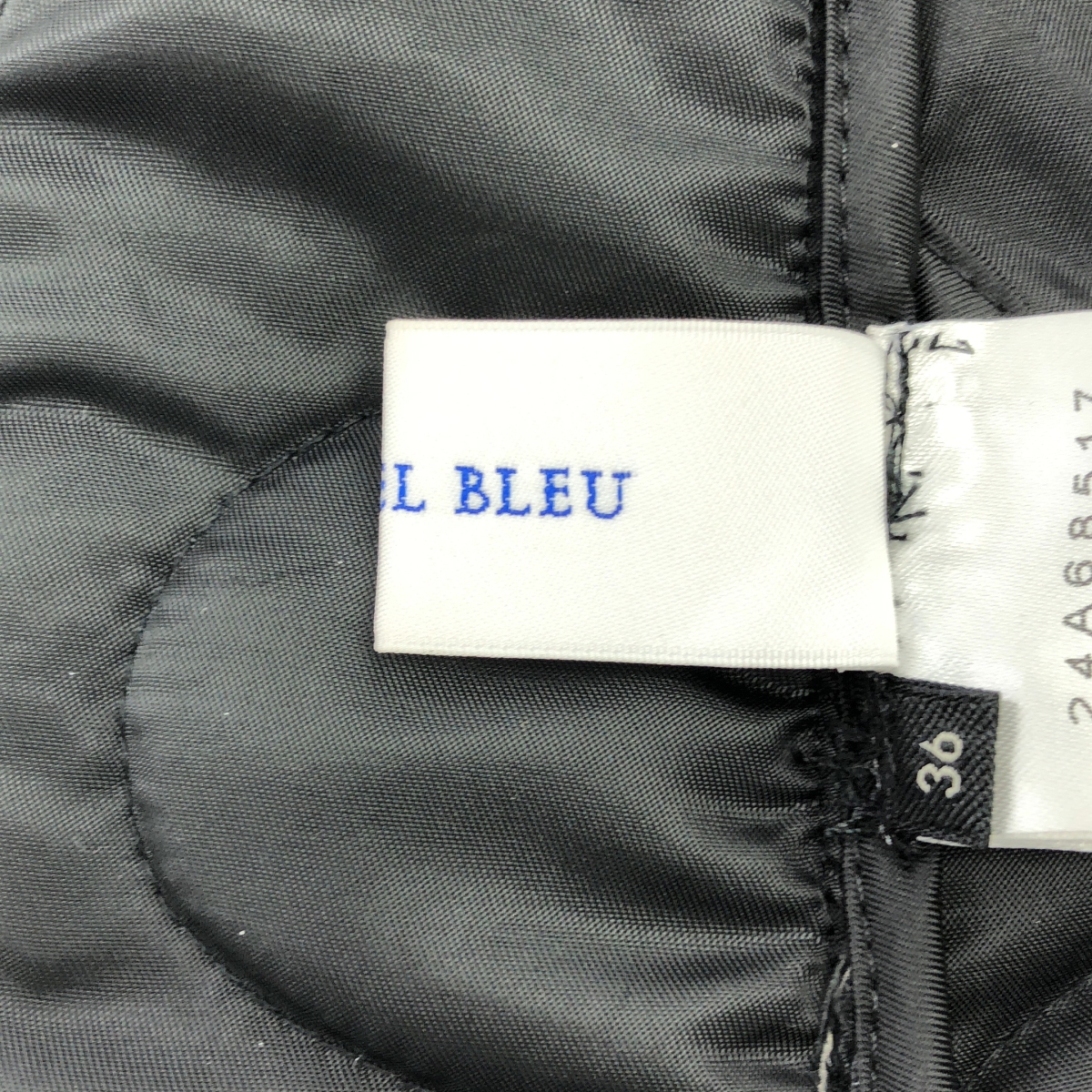 LE CIEL BLEU / ルシェルブルー キルティング フェイクレザー スカートパンツ