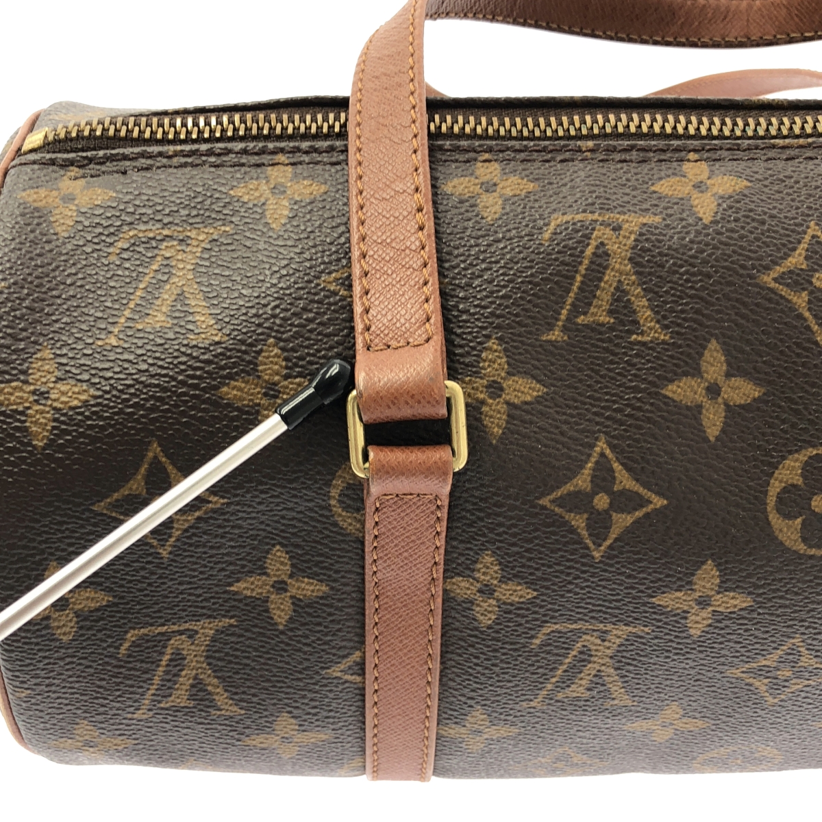 Louis Vuitton / ルイヴィトン モノグラム パピヨン30 レザー ハンドバッグ ドラム / M51365