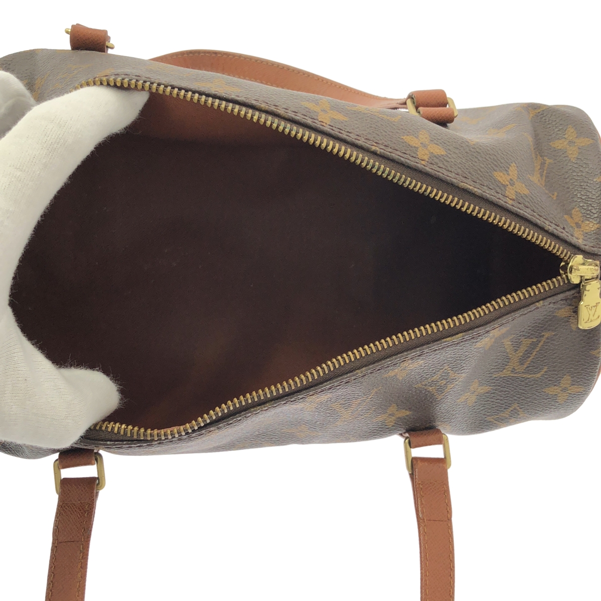 Louis Vuitton / ルイヴィトン モノグラム パピヨン30 レザー ハンドバッグ ドラム / M51365