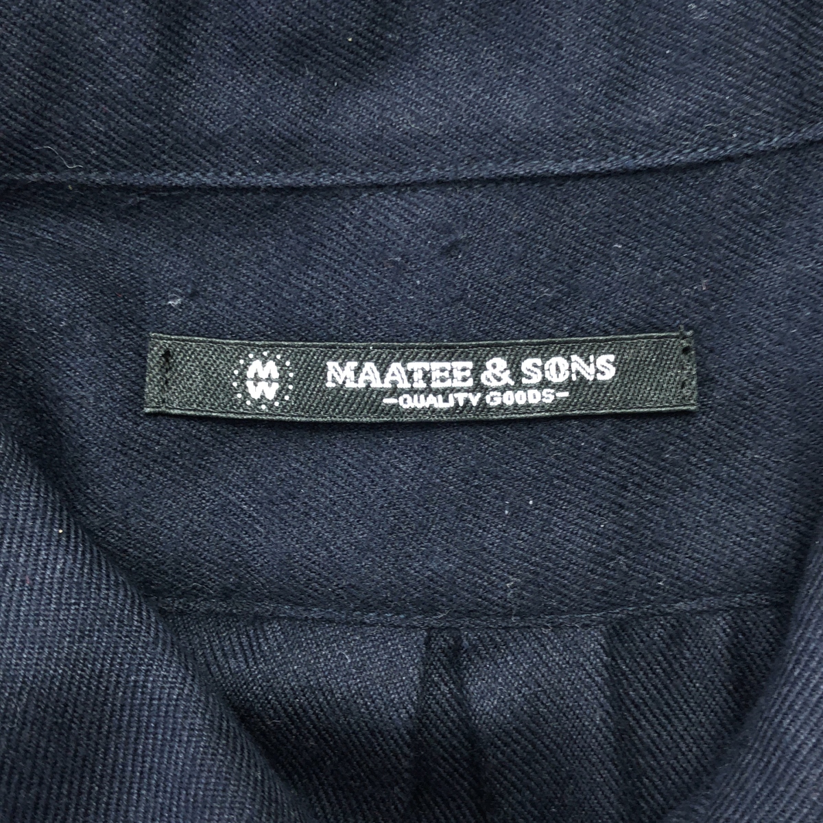 MAATEE&SONS / マーティー&サンズ SILK FLANNEL OPEN COLLAR SHIRTS シルク フランネル オープンカラー シャツ