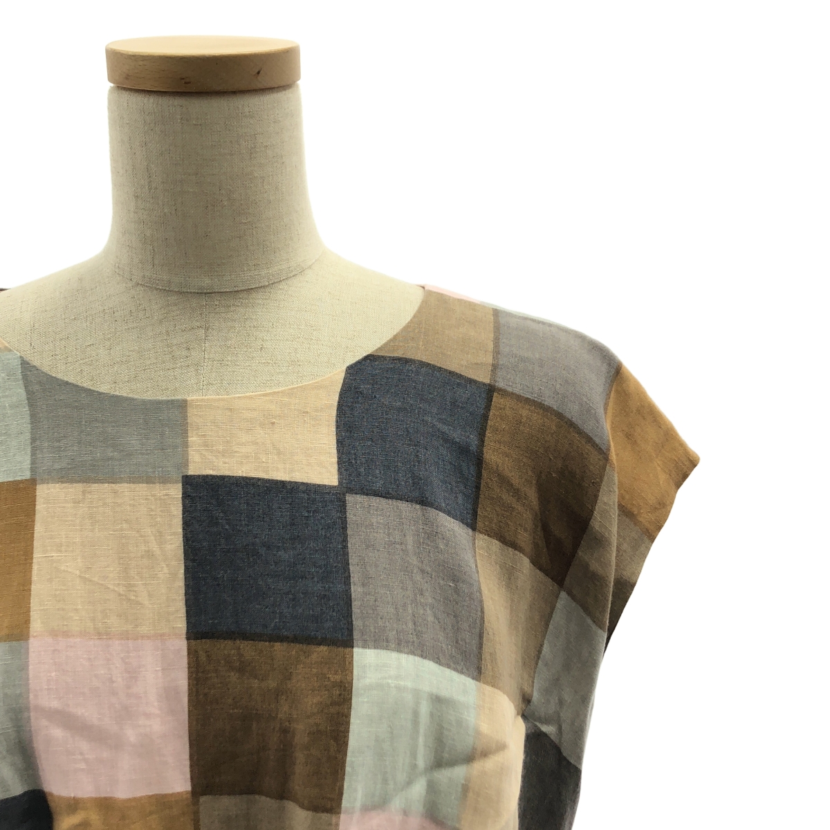 mina perhonen / ミナペルホネン jelly / ジェリー リネン ボリューム ワンピース / 裏地付き