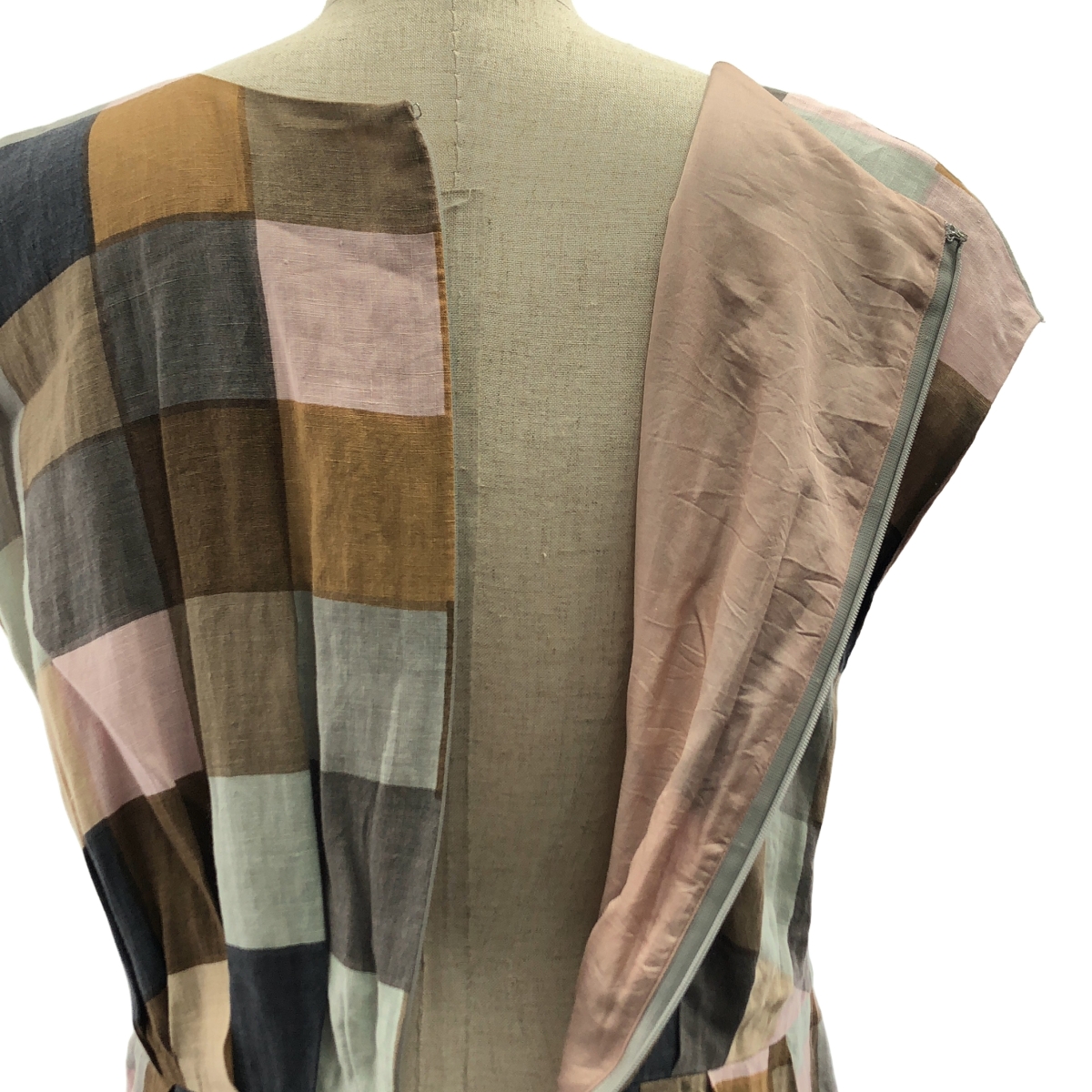 mina perhonen / ミナペルホネン jelly / ジェリー リネン ボリューム ワンピース / 裏地付き