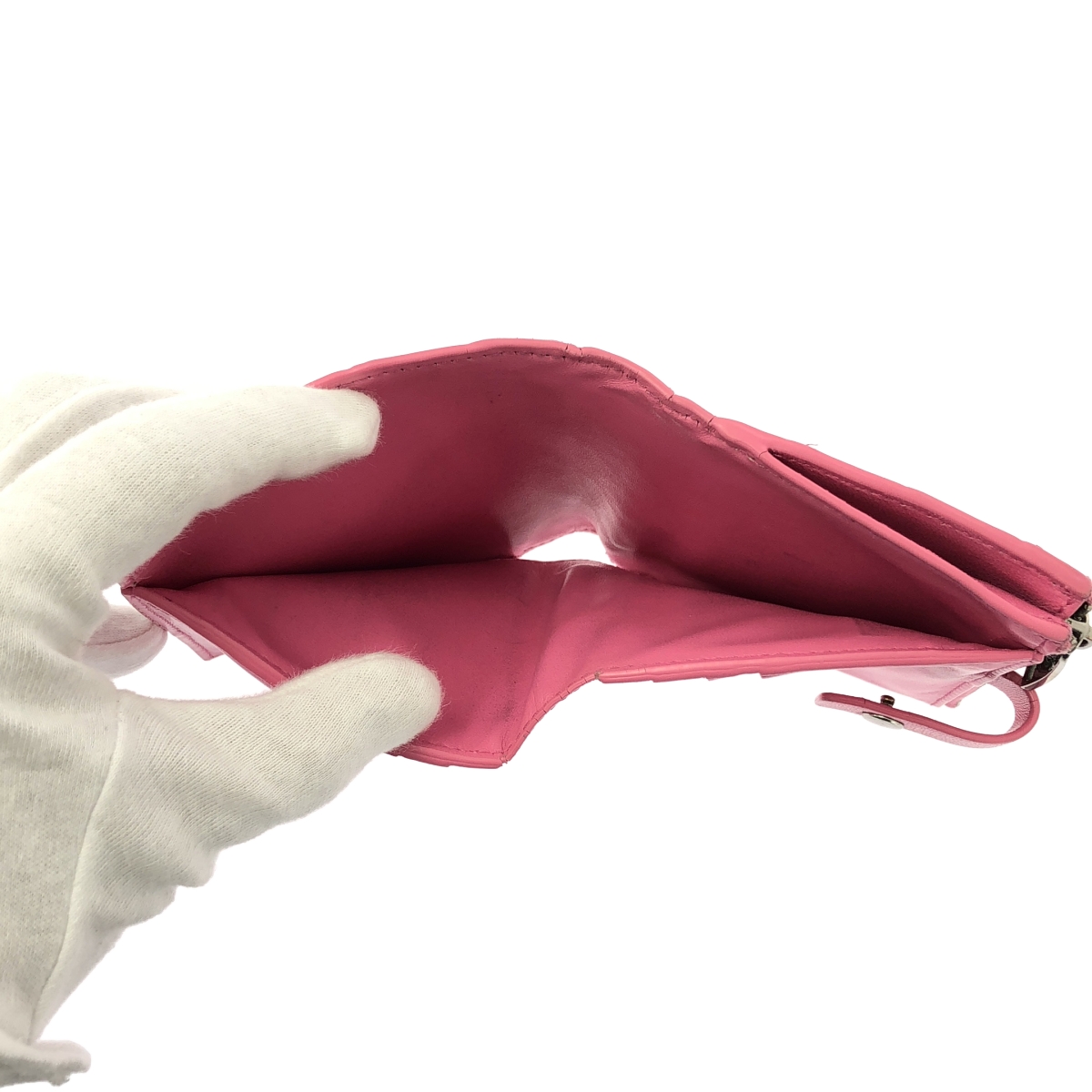 BOTTEGA VENETA / ボッテガヴェネタ イントレチャート 二つ折り 財布