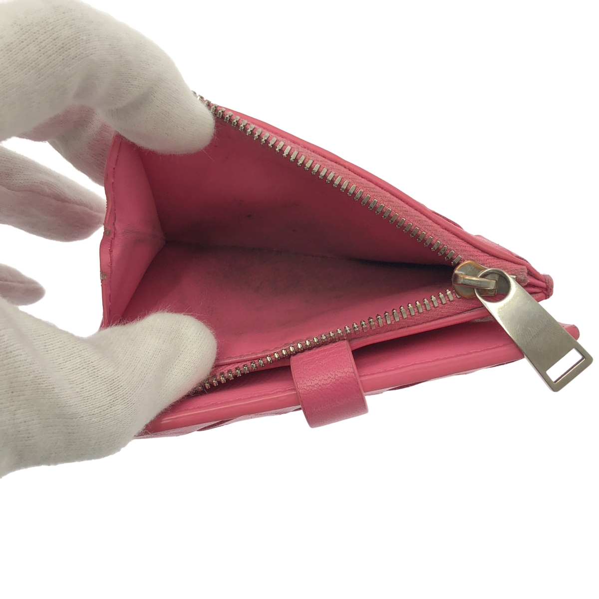 BOTTEGA VENETA / ボッテガヴェネタ イントレチャート 二つ折り 財布