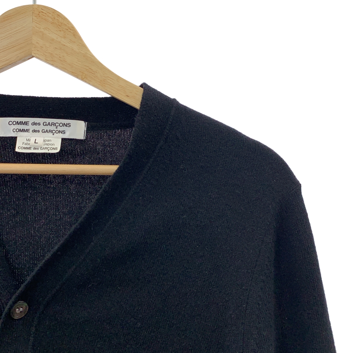 COMME des GARCONS COMME des GARCONS / コムコム ウール クロップド Vネック カーディガン