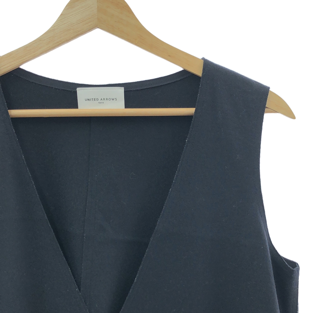 UNITED ARROWS / ユナイテッドアローズ ウール ポケット付き オーバー ドレス ワンピース