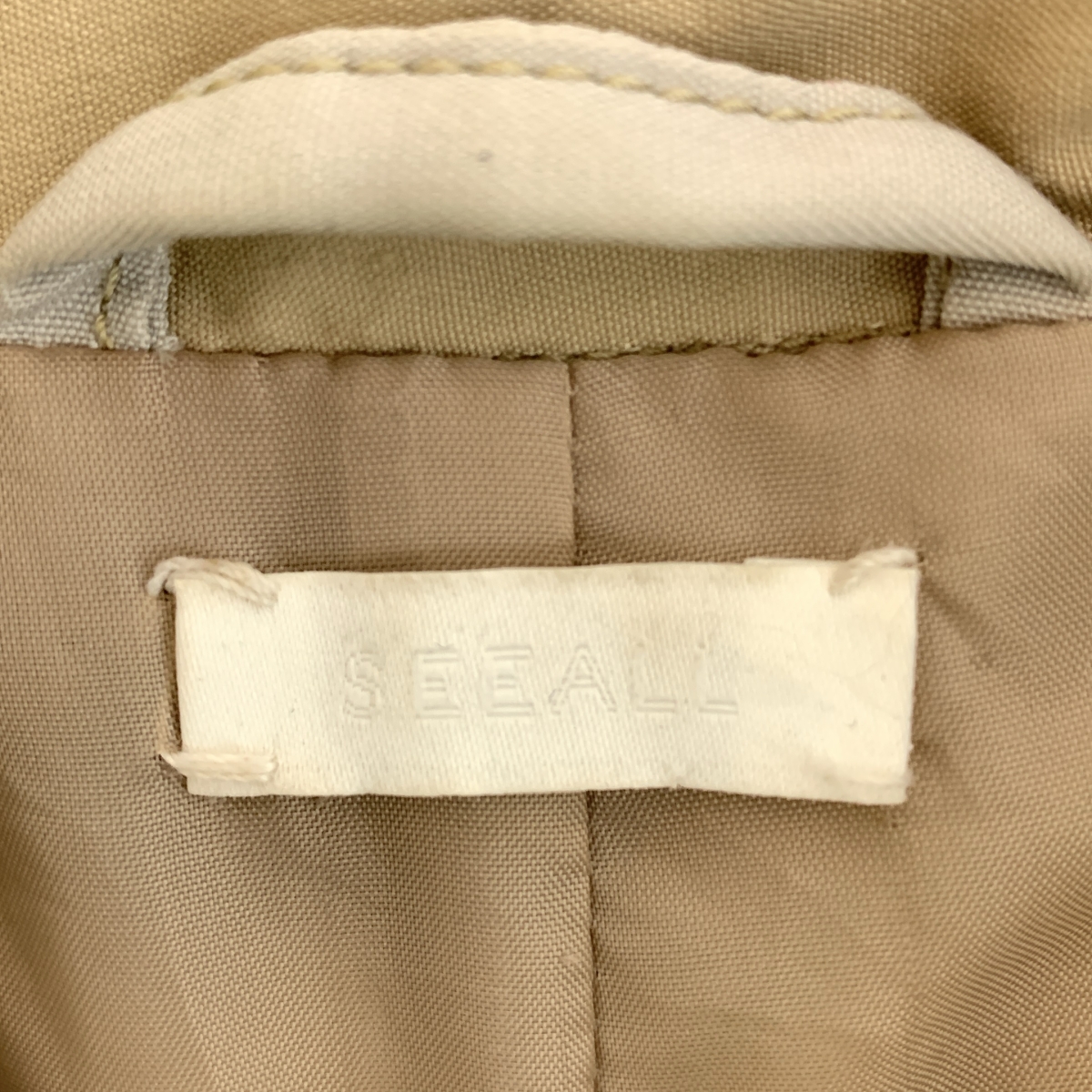 SEEALL / シーオール RECONSTRUCTED TRENCH トレンチコート