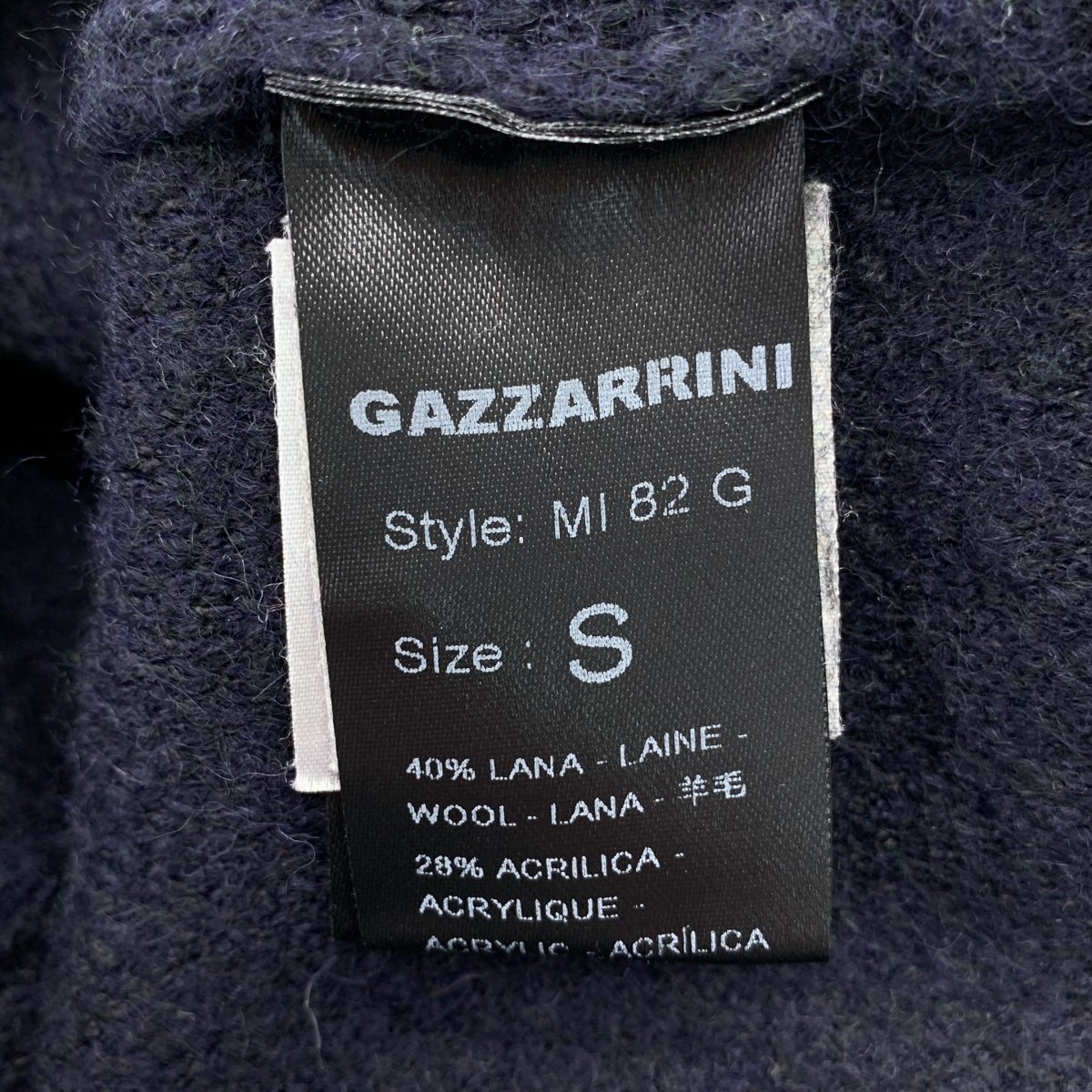 Gazzarrini / ガッザリーニ ウール 総柄 ニット セーター