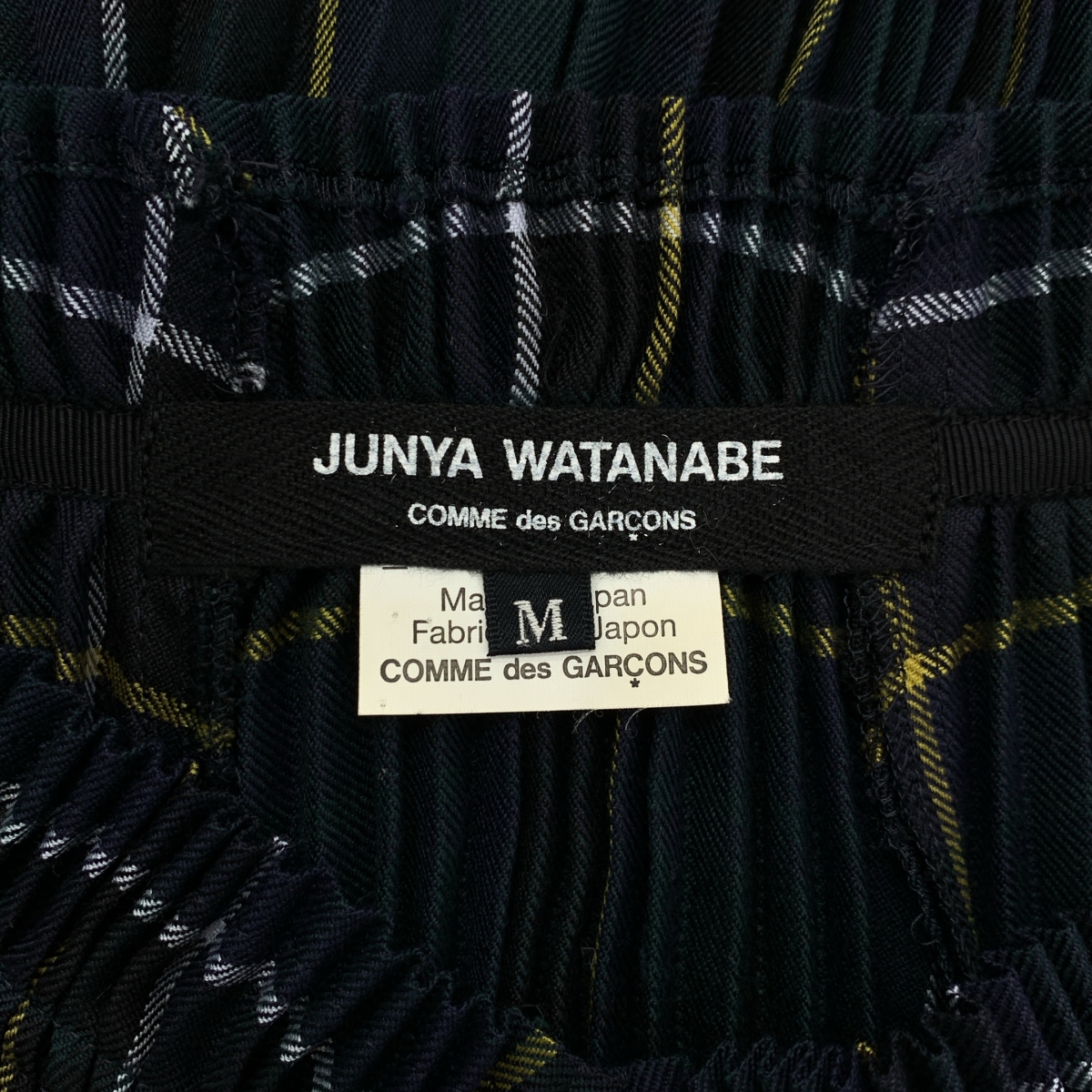 JUNYA WATANABE COMME des GARCONS / ジュンヤワタナベ チェック プリーツ レイヤード 変形 ワンピース