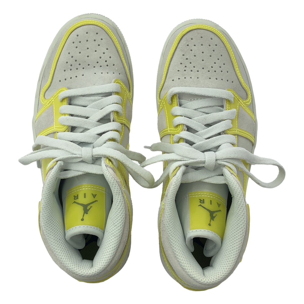 NIKE / ナイキ WMNS AIR JORDAN 1 MID LX OPTI YELLOW ウィメンズ エアジョーダン1 ミッド オプティイエロー スニーカー