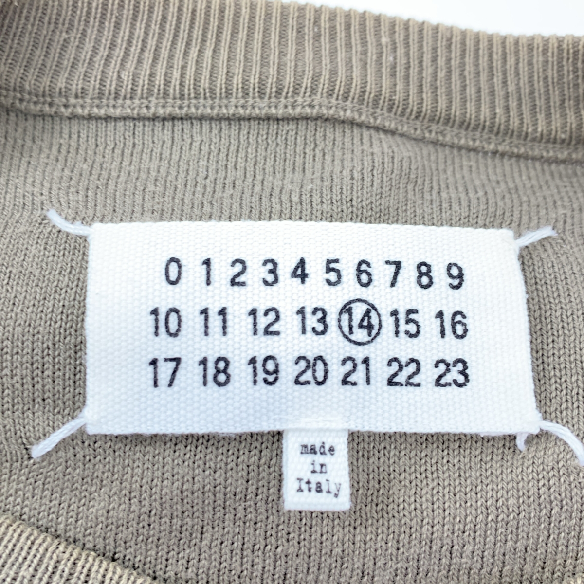 Maison Martin Margiela / メゾンマルタンマルジェラ コットン エルボーパッチ クルーネックニット