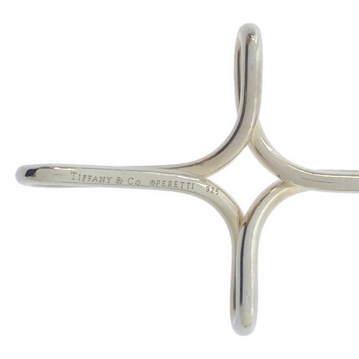 Tiffany & Co / ティファニー Elsa Peretti エルサ・ペレッティ / インフィニティ オープンクロス ネックレス シルバー925