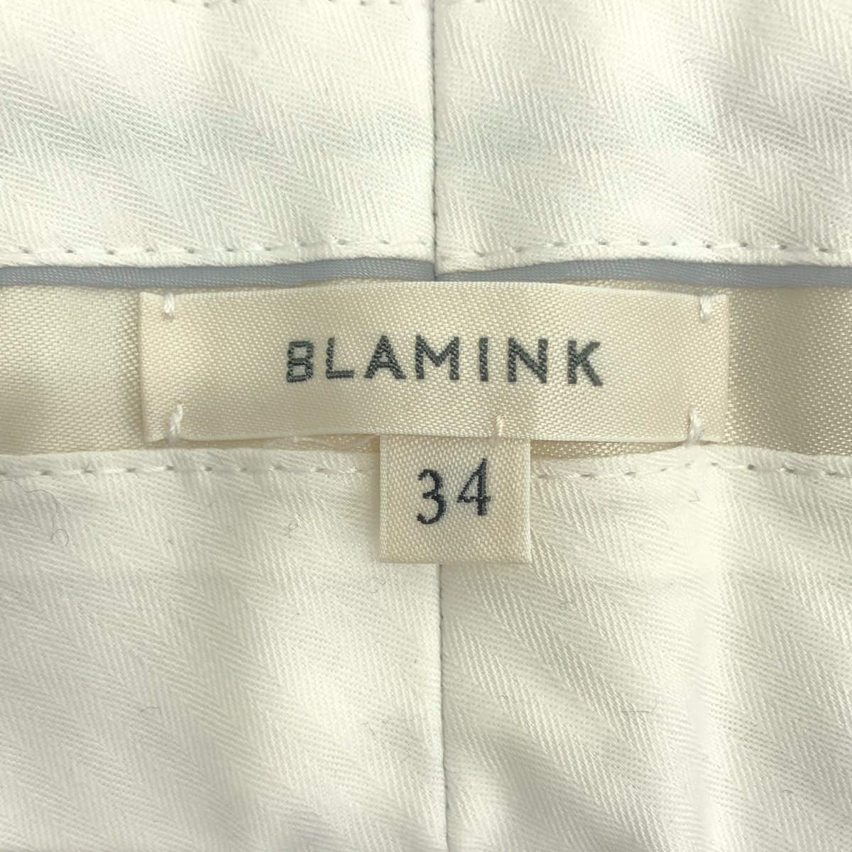 BLAMINK / ブラミンク バックポケットストレートパンツ